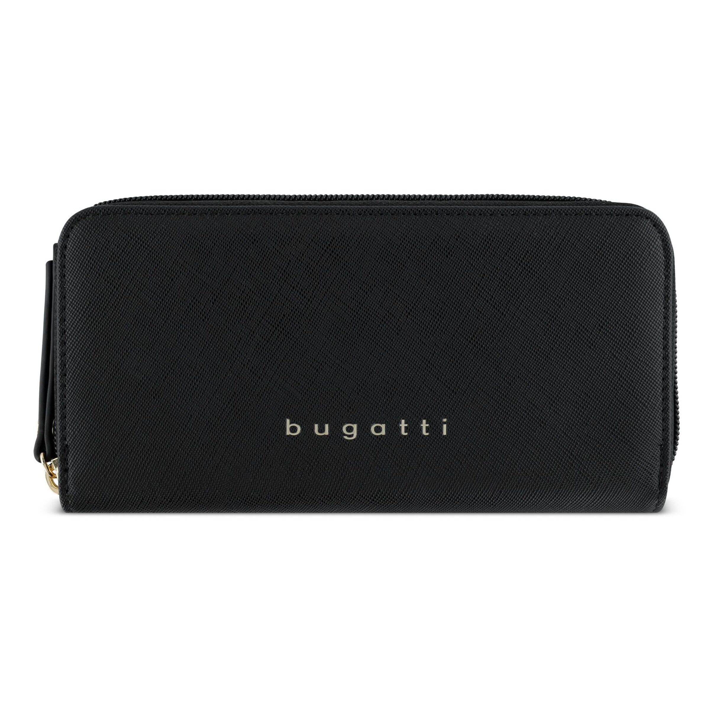bugatti Portemonnaie 'Ella' in Schwarz: Vorderseite