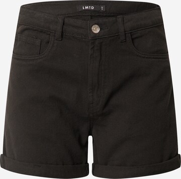 LMTD Regular Pants 'BLAIZZA' in Black: front