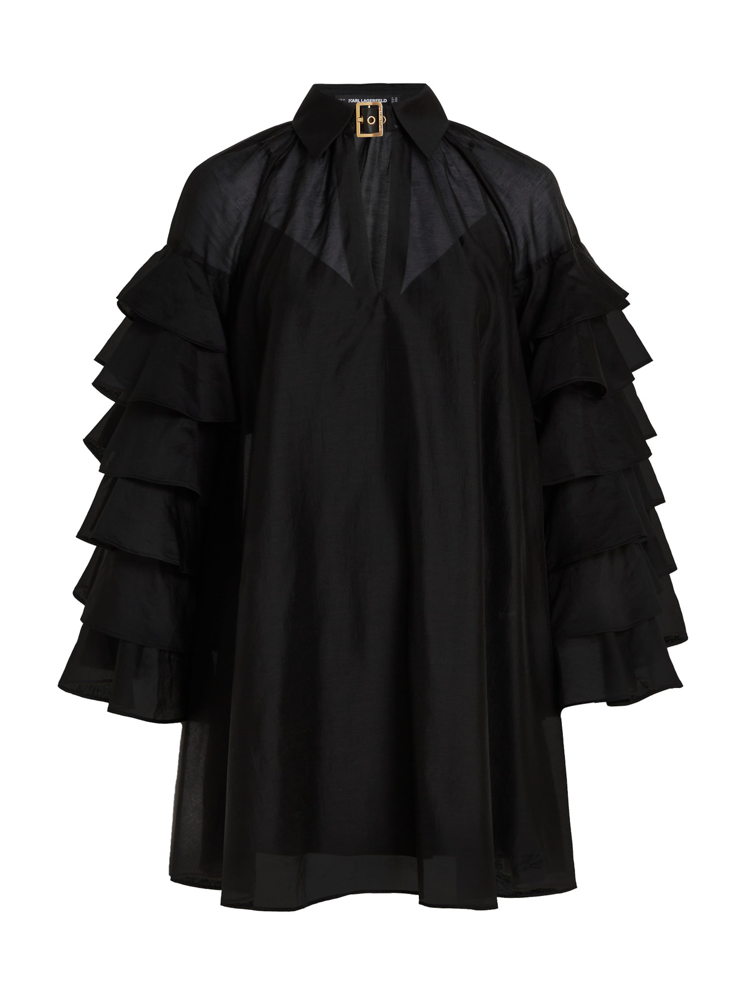 Karl Lagerfeld Večerné šaty - Čierna: predná strana