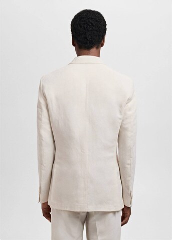 Coupe slim Veste de costume 'Ethereal' MANGO MAN en beige