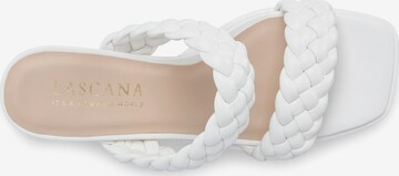 LASCANA - Zapatos abiertos en blanco