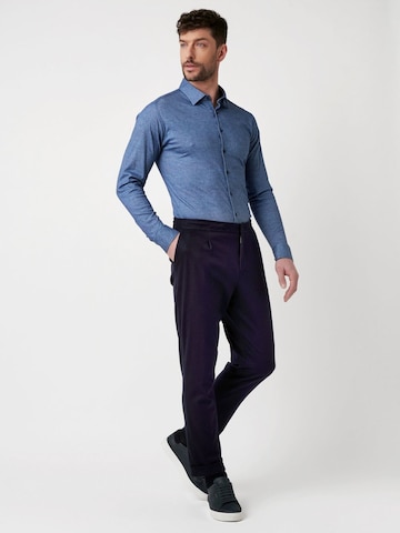 DESOTO Slim fit Button Up Shirt in Blue