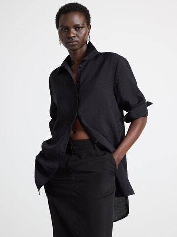 Lindex Bluse 'Jane' in Schwarz: Vorderseite