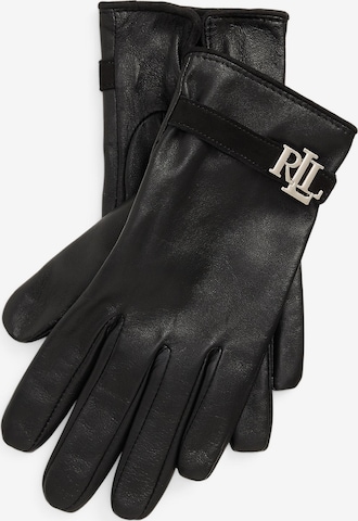 Lauren Ralph LaurenKlasične rukavice - crna boja: prednji dio