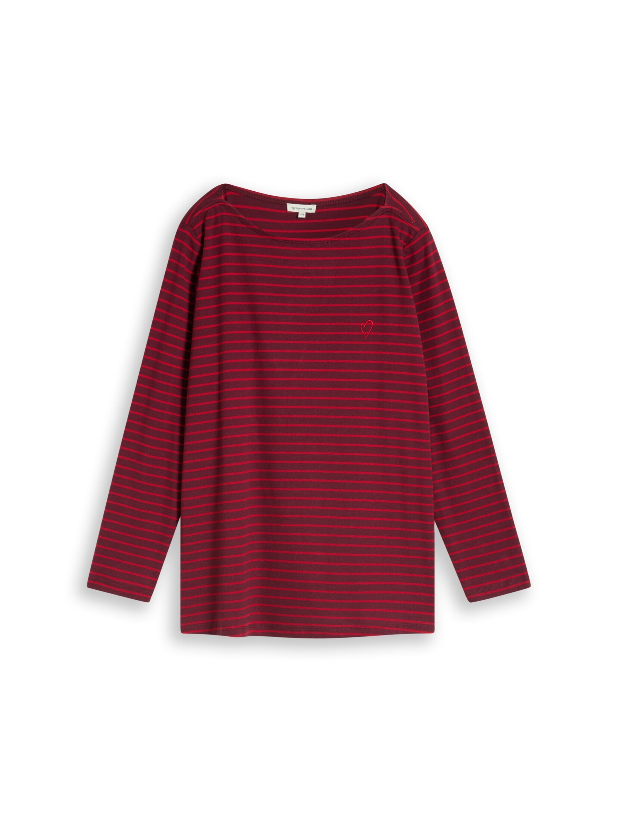 T-shirt Tom Tailor Women + en rouge : devant