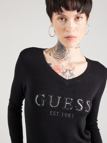 Pulover de la GUESS pe negru