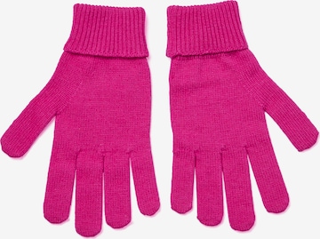 KARL LAGERFELD JEANS Full finger gloves in Pink