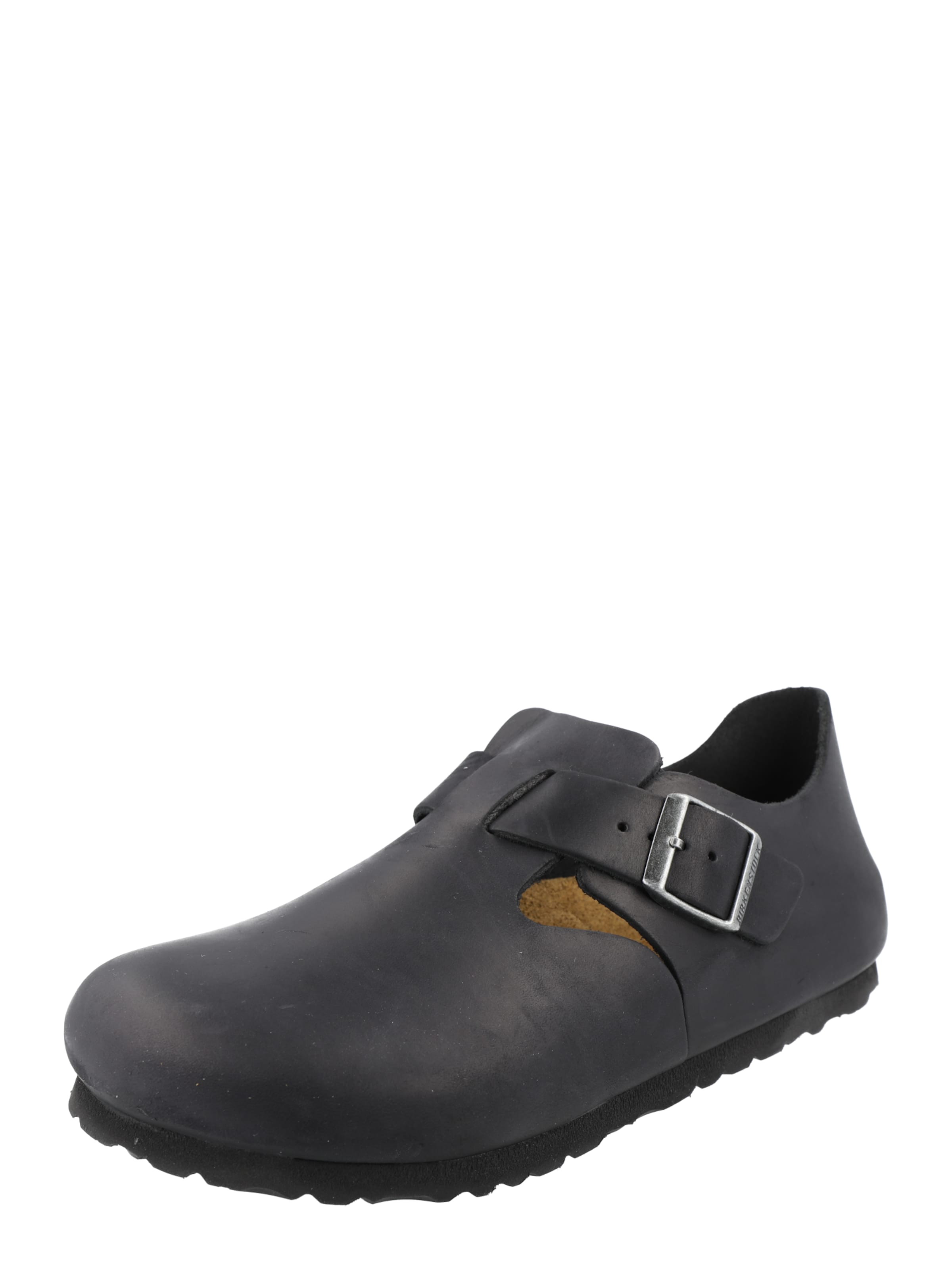 Mocassin 'London' BIRKENSTOCK en noir : devant