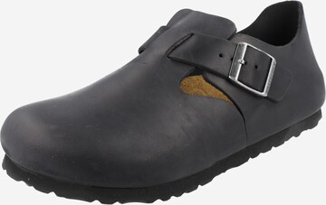 BIRKENSTOCK Hausschuh 'London' in Schwarz: predná strana