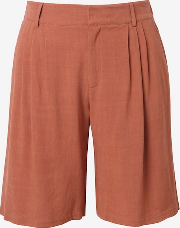 Studio Untold Loose fit Trousers in Brown: front