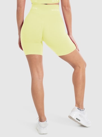 Smilodox Skinny Sports trousers in Yellow