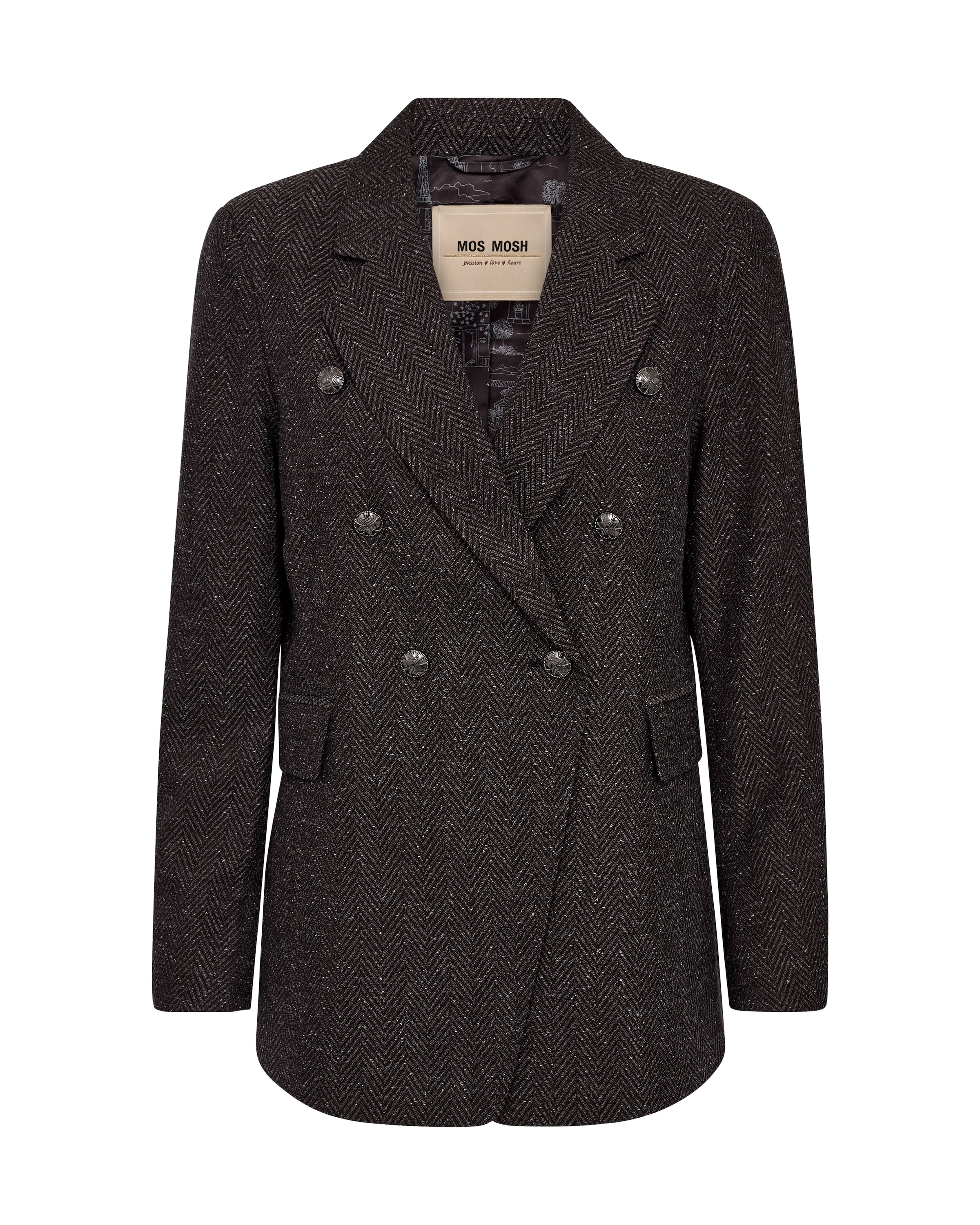 MOS MOSH Blazer 'MMBabeth Svala' i sort: forside