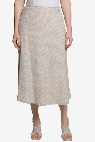 Ulla Popken Rok in Beige: voorkant