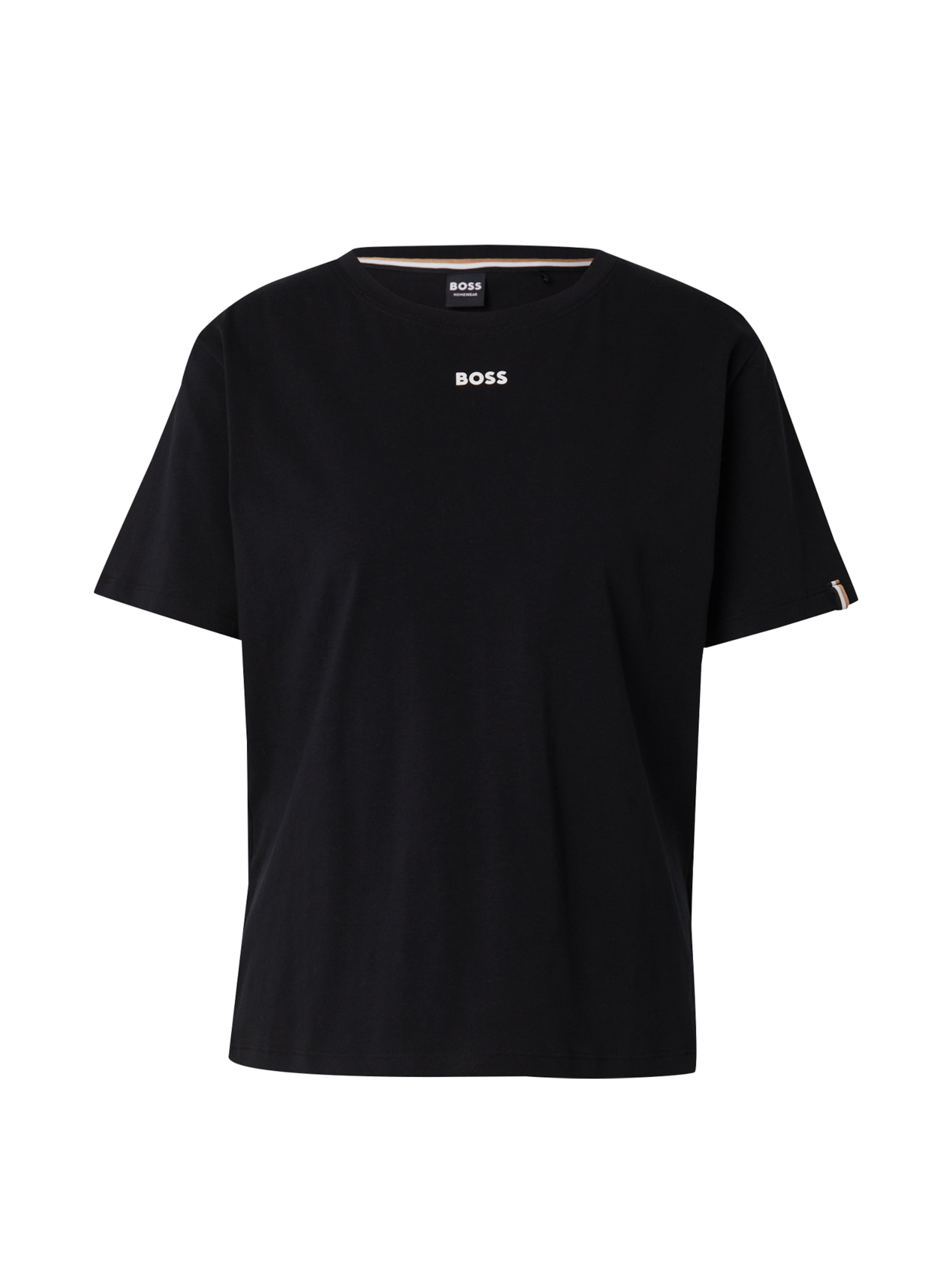 Tricou de la BOSS pe negru: față