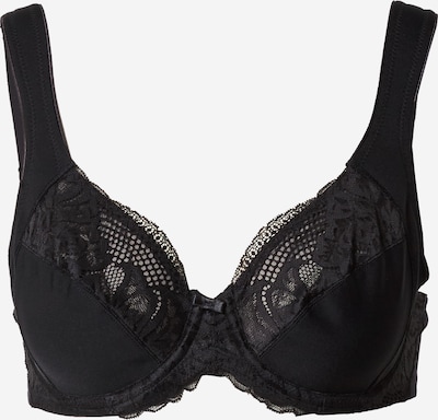 TRIUMPH BH 'Modern Lace+Cotton' in de kleur Zwart, Productweergave