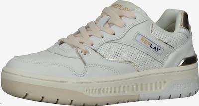 REPLAY Baskets basses en blanc, Vue avec produit