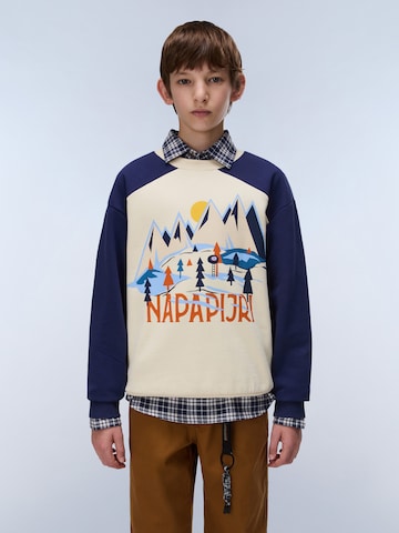 NAPAPIJRI Sweatshirt 'Ellis' i beige: framsida