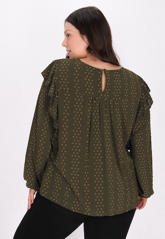 Usha - Blusa en verde