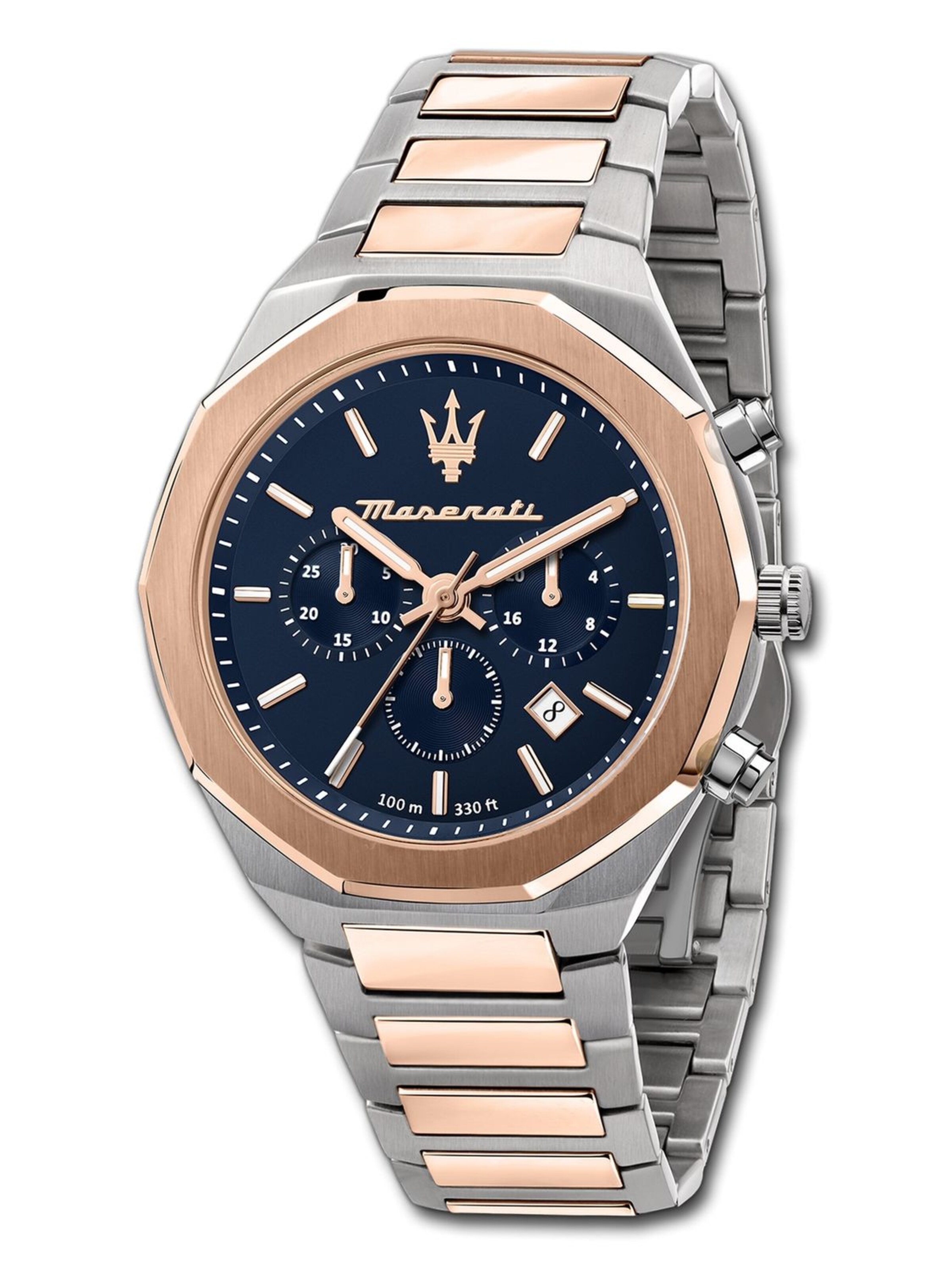 Maserati Analoog horloge in Zilver: voorkant