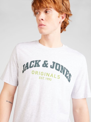 Tricou 'BRAD' de la JACK & JONES pe alb