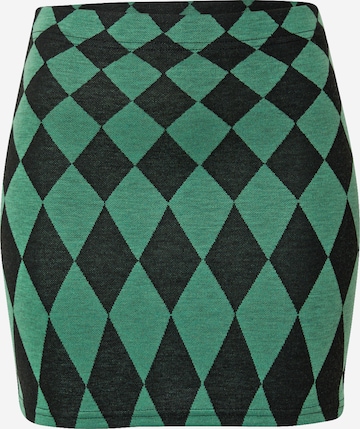 NEON & NYLON Skirt 'ZURI' in Green: front