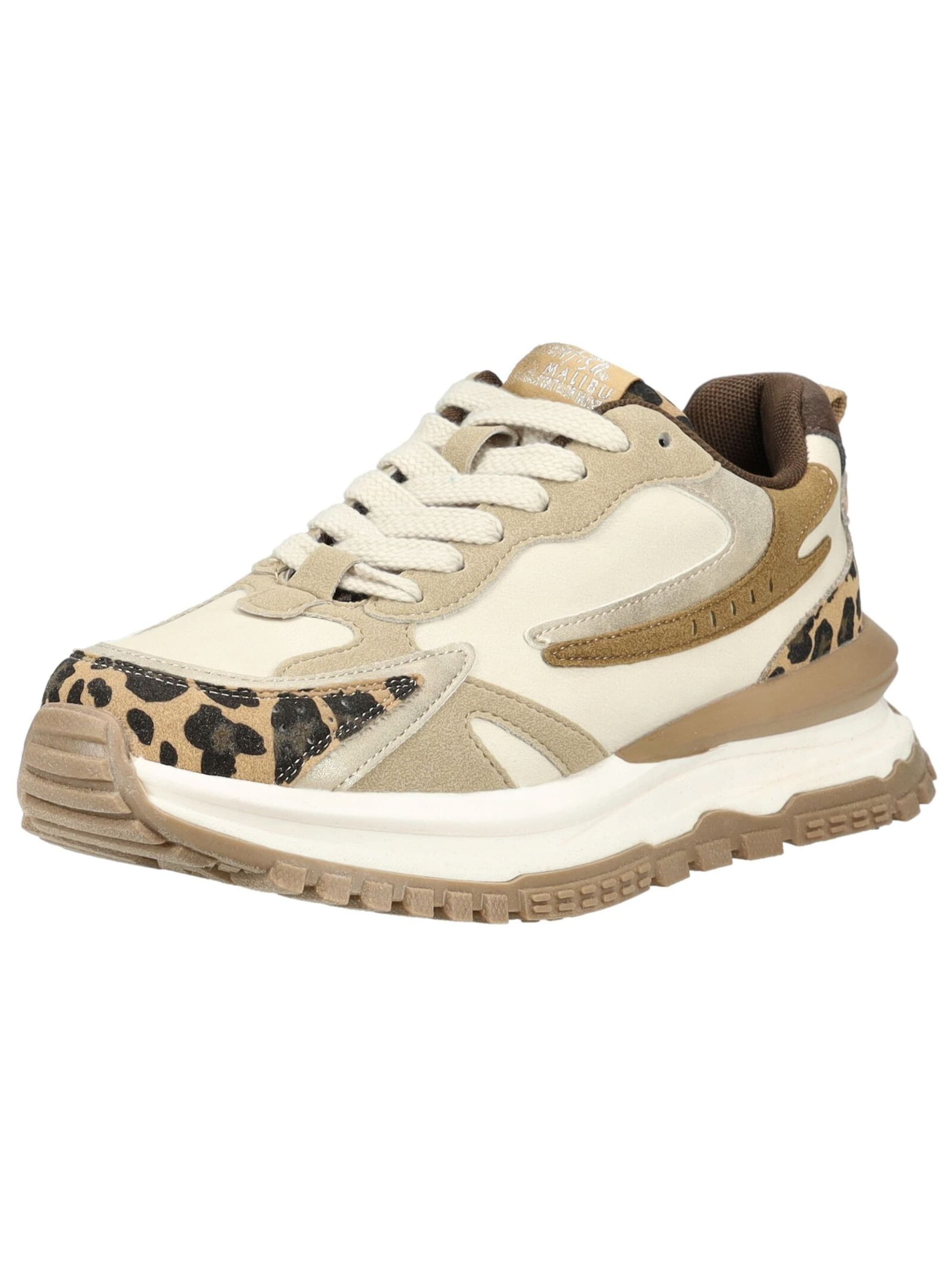 Baskets basses Blowfish Malibu en beige : devant