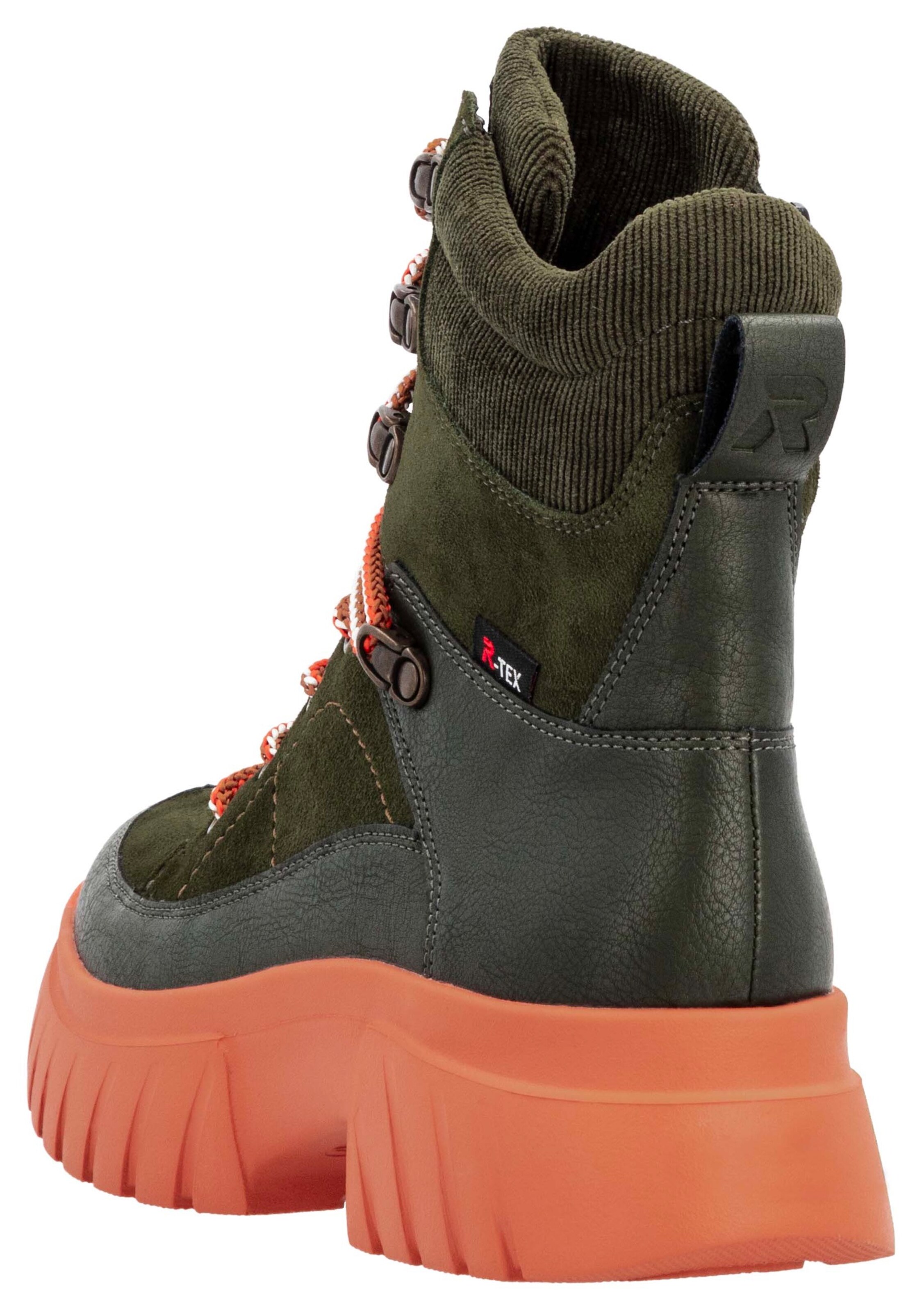 Bottines à lacets Rieker Sport en vert