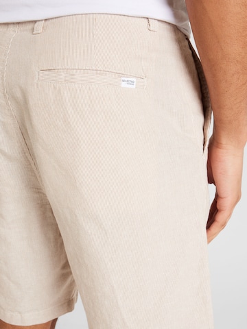 Regular Pantalon chino SELECTED HOMME en beige