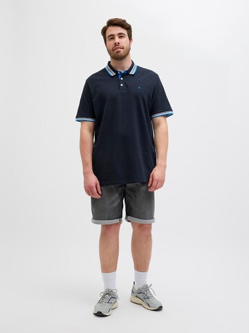 Jack & Jones Plus Koszulka 'JJEPAULOS' w kolorze niebieski