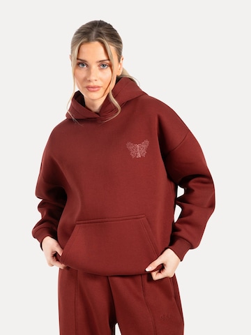 Smilodox Sweatshirt 'Nala' in Braun: Vorderseite