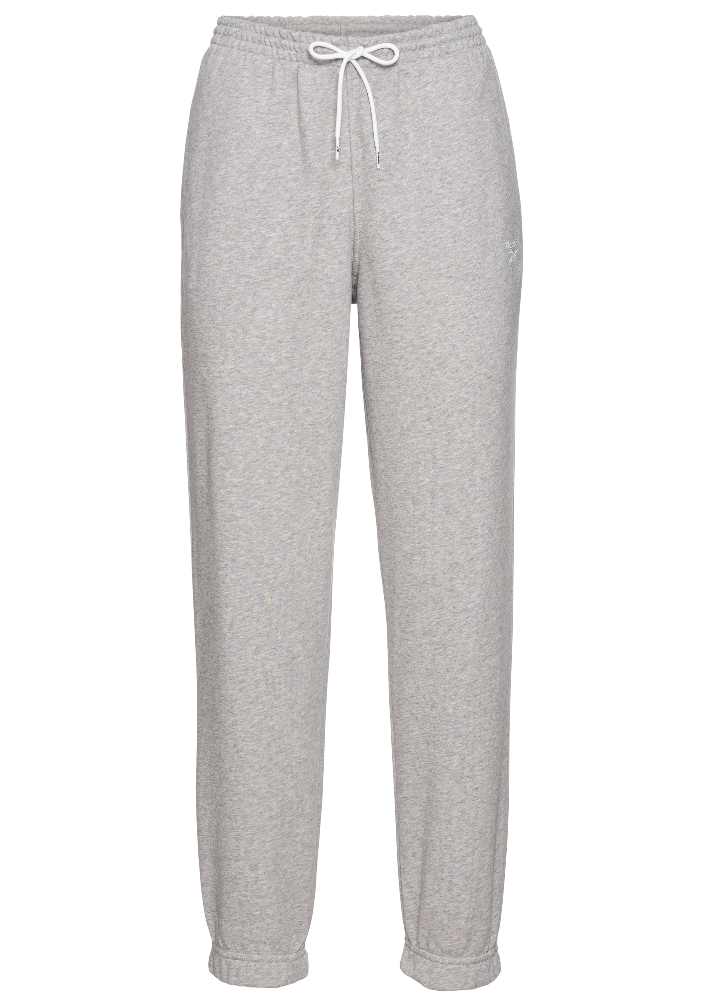 Tapered Pantaloni sport de la Reebok pe gri: față