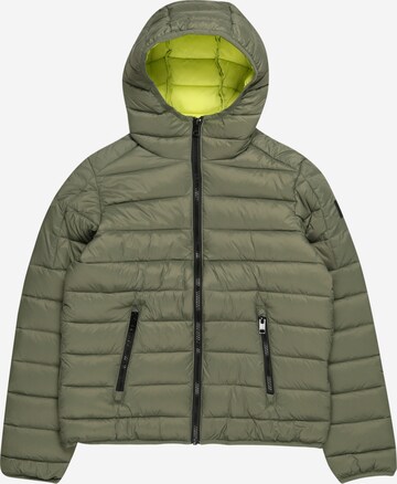 DIESEL Between-Season Jacket 'DOLMIR' in Green: front