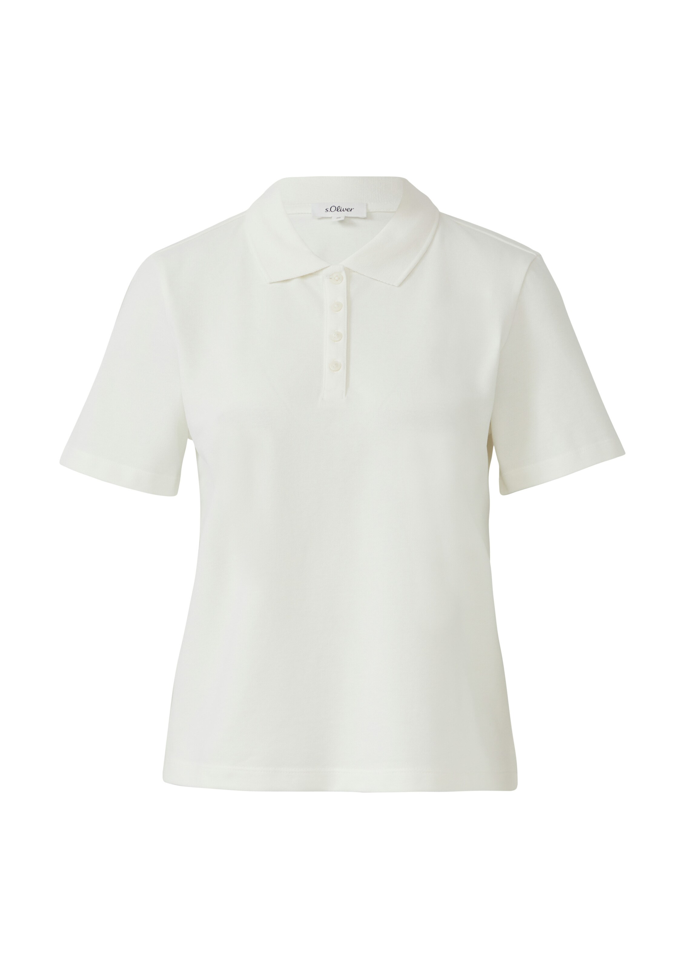 s.Oliver Poloshirt in Beige: Vorderseite