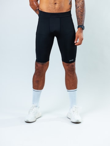 Lifters Sportunterhose in Schwarz: Vorderseite