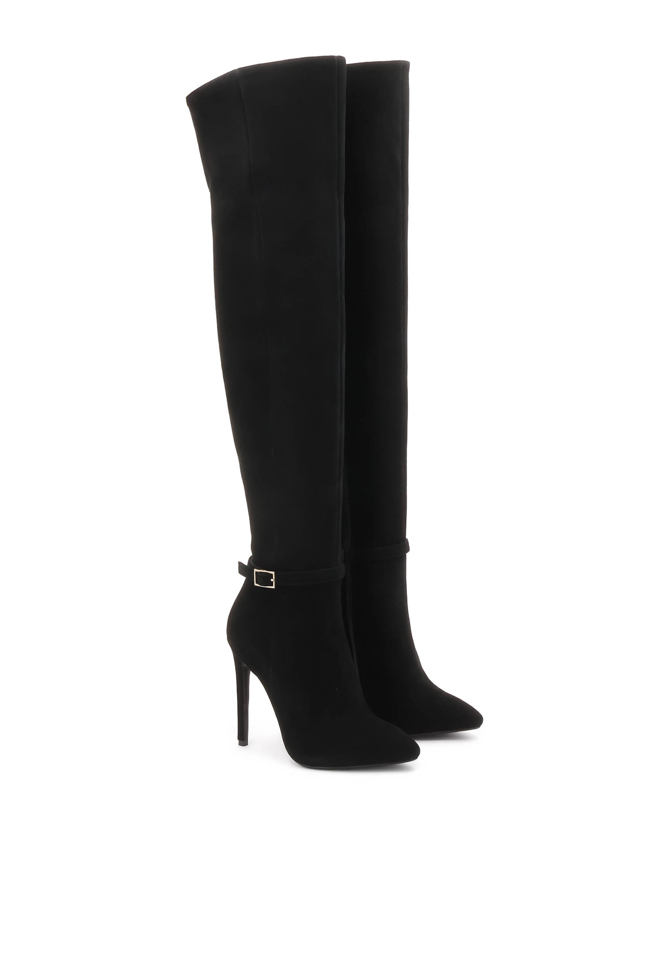 Kazar Ботуши над коляното в черно
