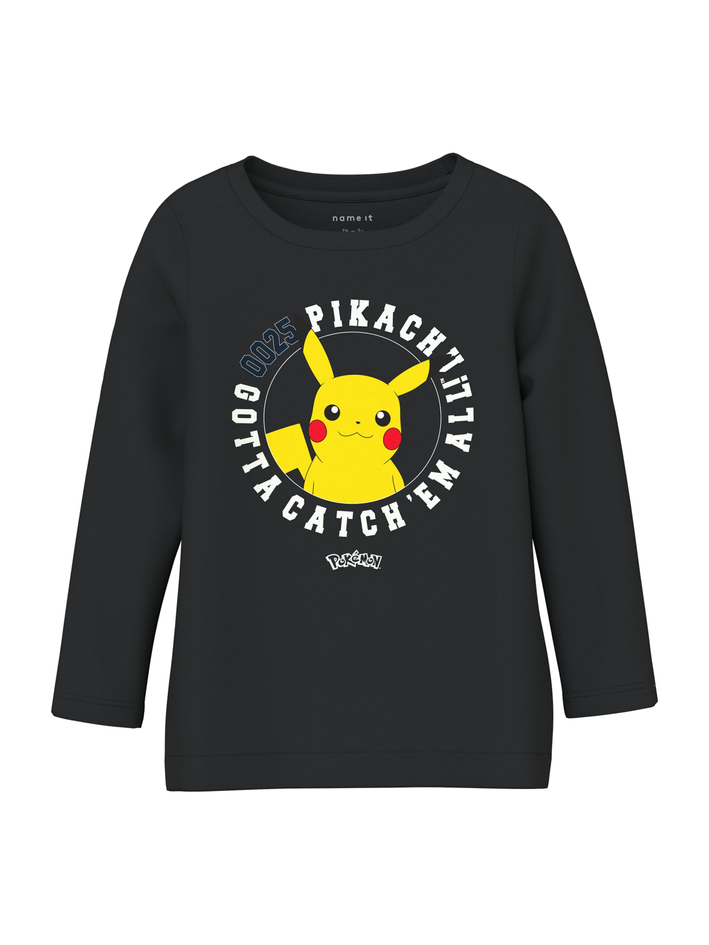 NAME IT Shirts 'NMMVOSRIC POKEMON' i sort: forside