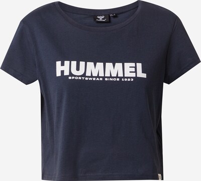 Hummel T-shirt fonctionnel 'LEGACY' en bleu nuit / blanc, Vue avec produit