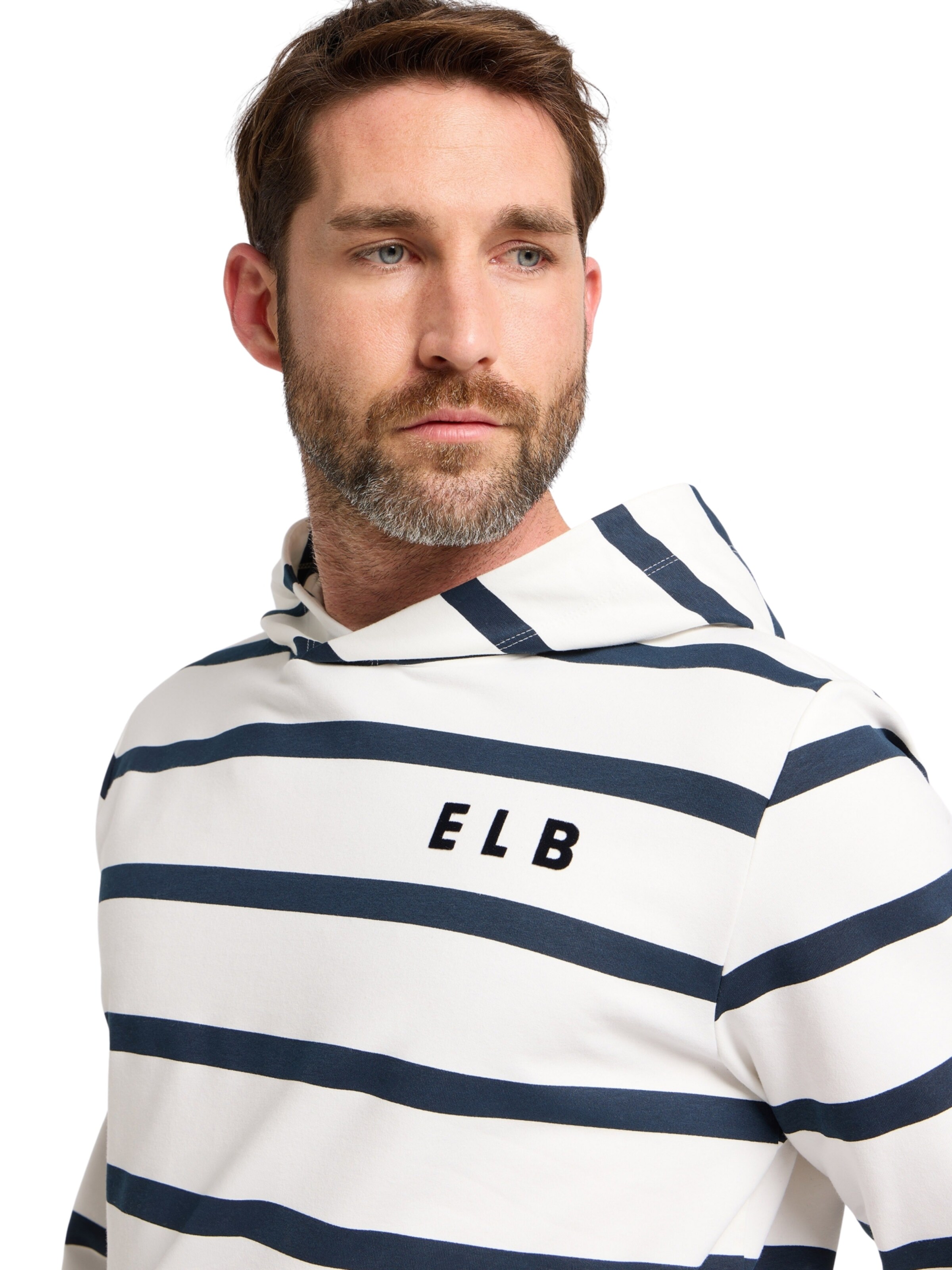 Sweat-shirt 'Marvo' Elbsand en blanc