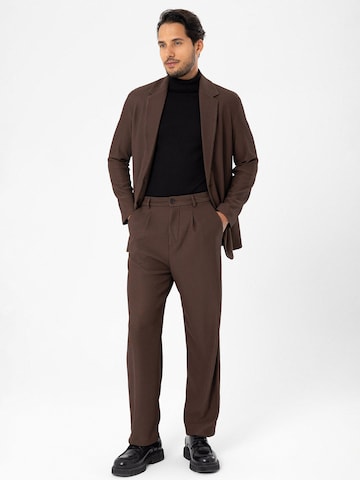 Loosefit Pantaloni con pieghe di Antioch in marrone