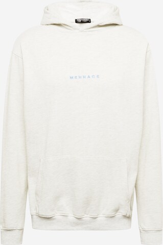 Mennace Sweatshirt in White: front