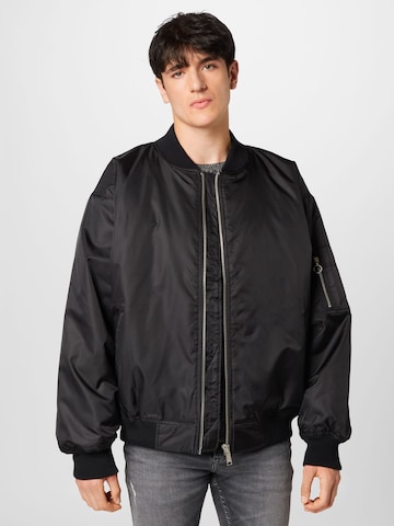 Dr. Denim Between-Season Jacket 'Hector' in Black: front