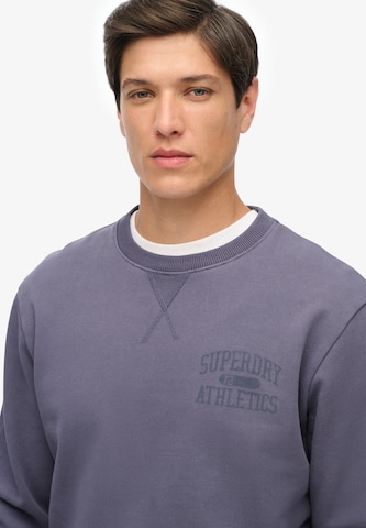 Superdry Sweatshirt 'Athletic Essentials' in Blue