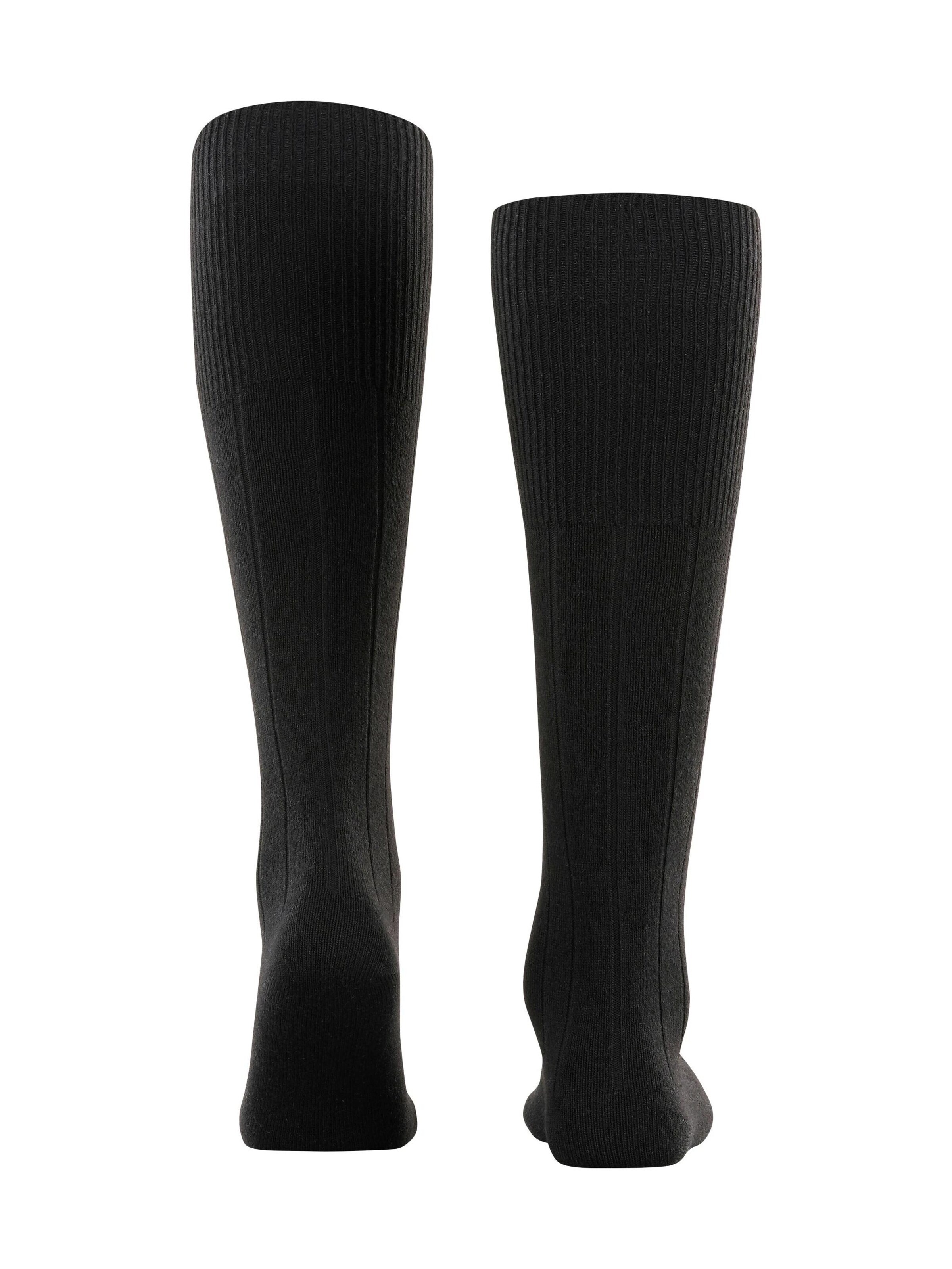 FALKE Knee High Socks 'Lhasa Rib' in Black