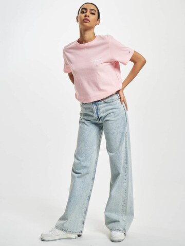 T-shirt Tommy Jeans en rose