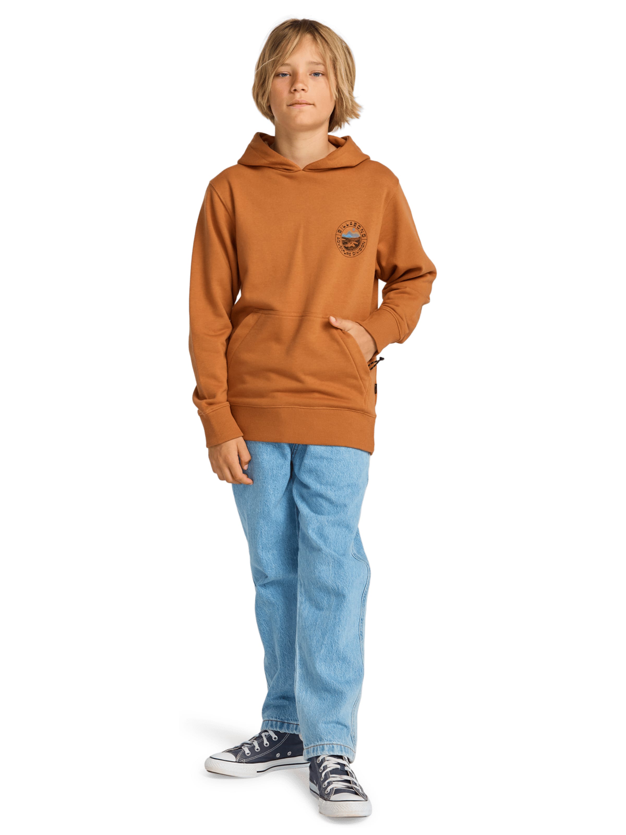 BILLABONG Sweatshirt 'Compass' in Orange
