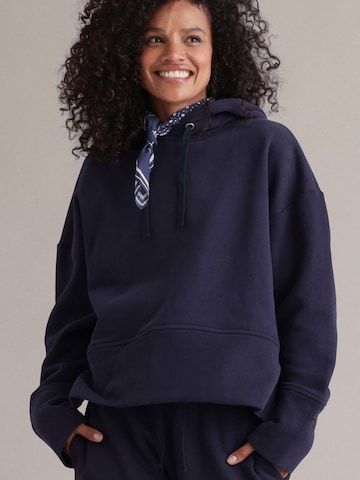 Hey Honey Sweatshirt 'Cosy Hood' in Blauw: voorkant