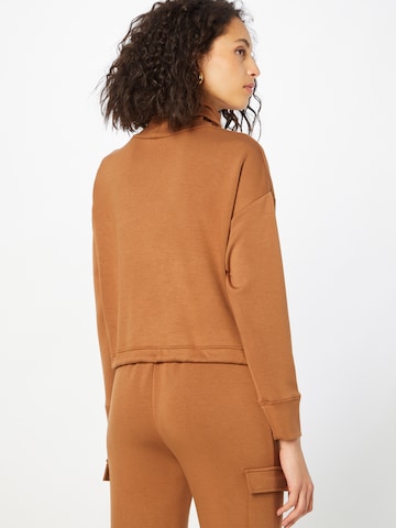 Sweat-shirt 'Soft Scuba' Warehouse en marron