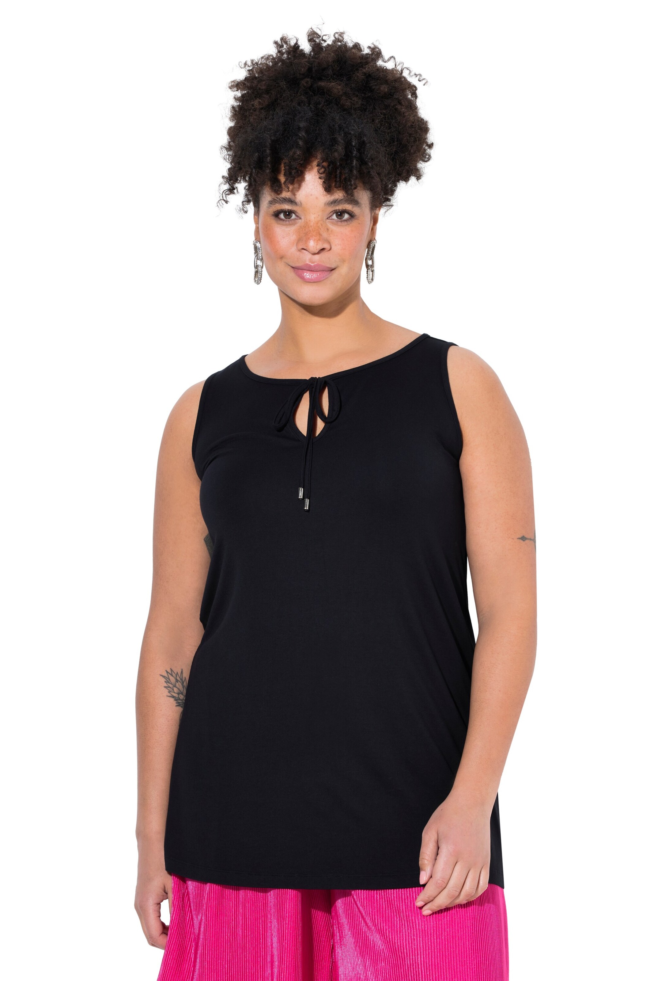 MIAMODA Top in Schwarz: Vorderseite