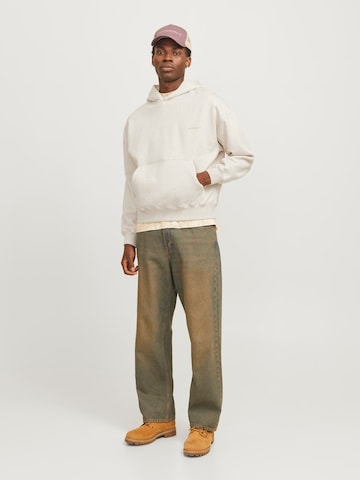JACK & JONES Sweatshirt 'JORRIDGEWOOD' in Beige