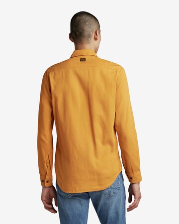 Coupe slim Chemise G-Star RAW en jaune